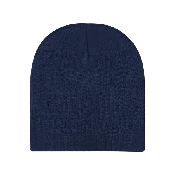 Acrylic Unisex Level Knit Beanie Cap