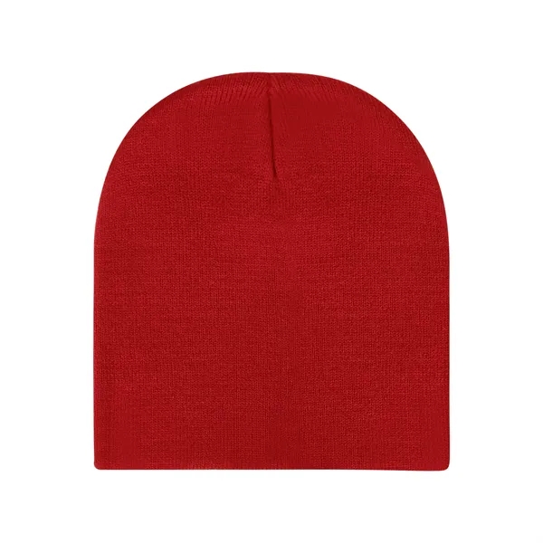 Acrylic Unisex Level Knit Beanie Cap
