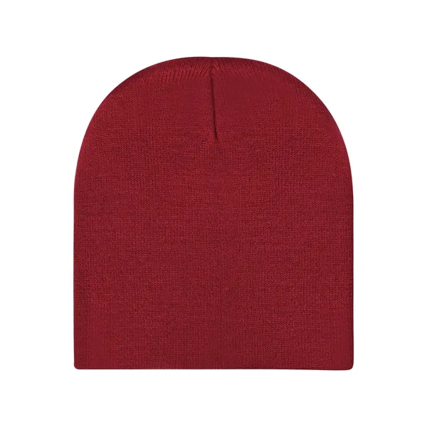 Acrylic Unisex Level Knit Beanie Cap