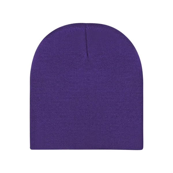 Acrylic Unisex Level Knit Beanie Cap