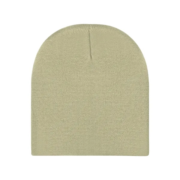 Acrylic Unisex Level Knit Beanie Cap