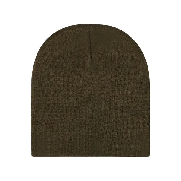 Acrylic Unisex Level Knit Beanie Cap