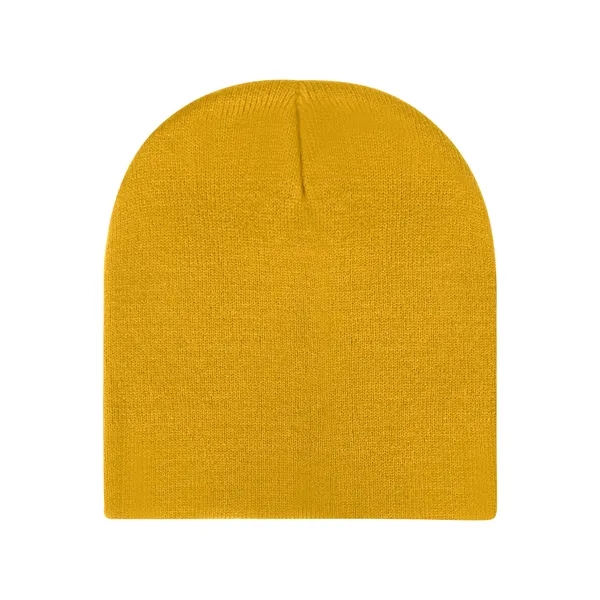 Acrylic Unisex Level Knit Beanie Cap