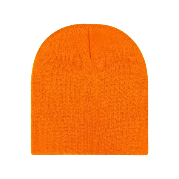 Acrylic Unisex Level Knit Beanie Cap