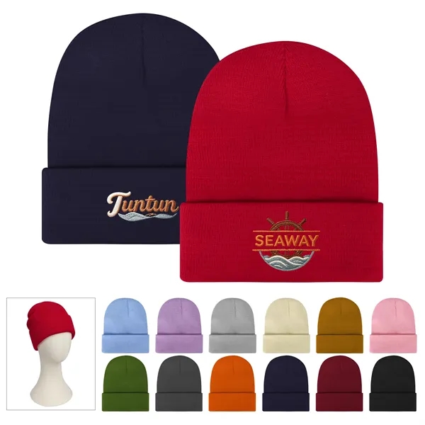 Satin Lined Cuffed Knit Beanie
