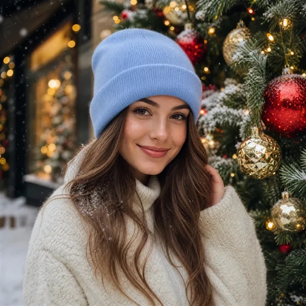 Satin Lined Cuffed Knit Beanie
