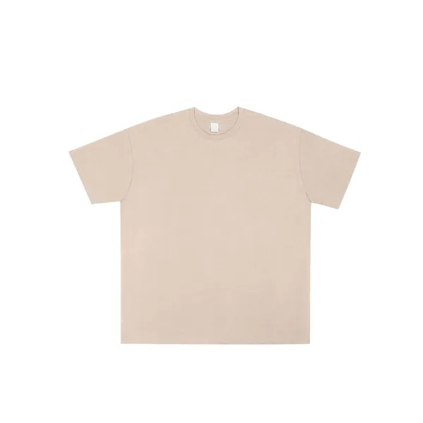 Basic Unisex Drop Shoulder Crewneck Cotton T Shirts