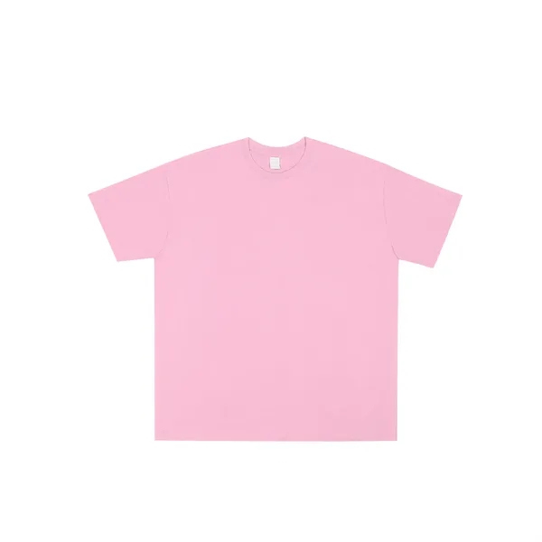Basic Unisex Drop Shoulder Crewneck Cotton T Shirts
