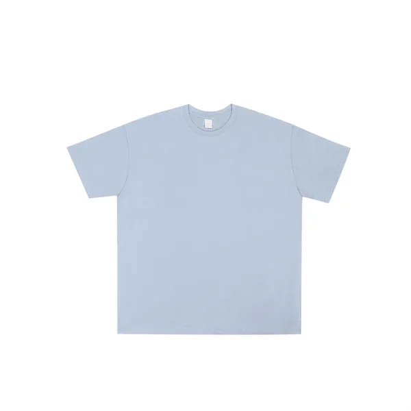Basic Unisex Drop Shoulder Crewneck Cotton T Shirts