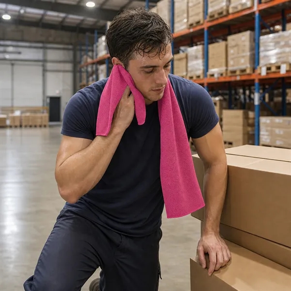 Soft Quick Dry Microfiber Cooling Towel 34.2"x11.8"