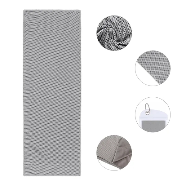 Super Cool Microfiber Cooling Towel W/ Carabiner