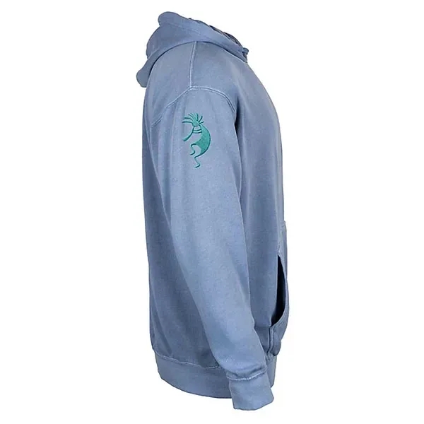Unisex Garment Dye Hoodie Embroidered