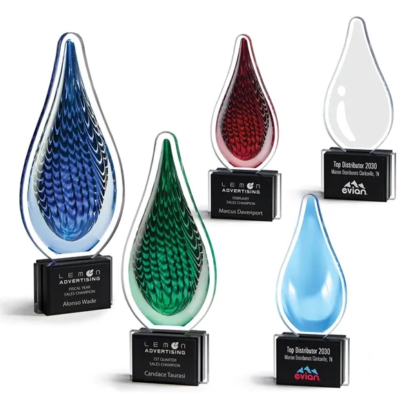 Blue Acrylic Color Drops, Med