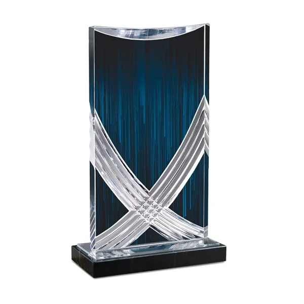 Cascade Curved Acrylic Award, Colors