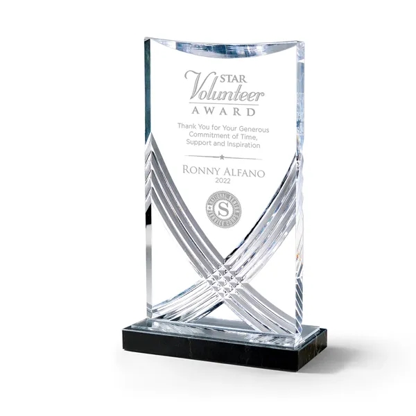 Cascade Curved Acrylic Award, Colors