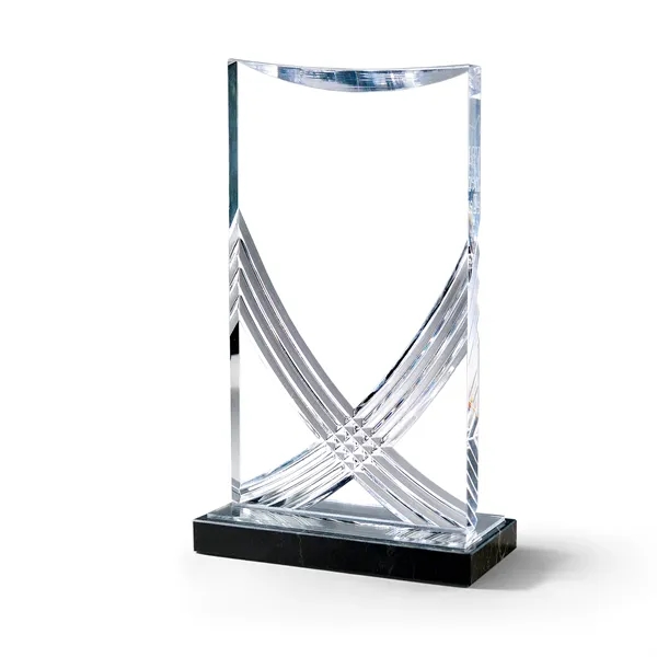 Cascade Curved Acrylic Award, Colors