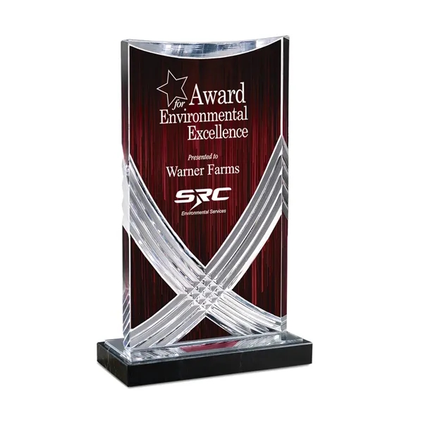 Cascade Curved Acrylic Award, Colors