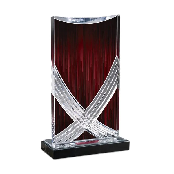 Cascade Curved Acrylic Award, Colors