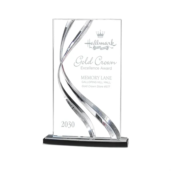 Sweeping Ribbon Award - Clear