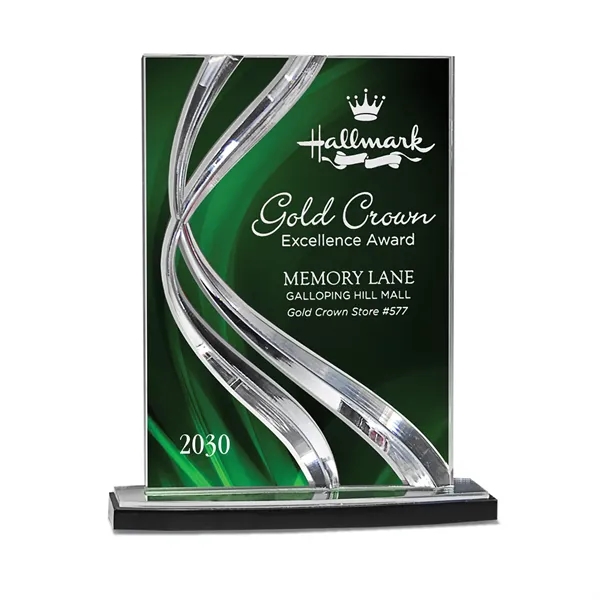 Sweeping Ribbon Award - Clear