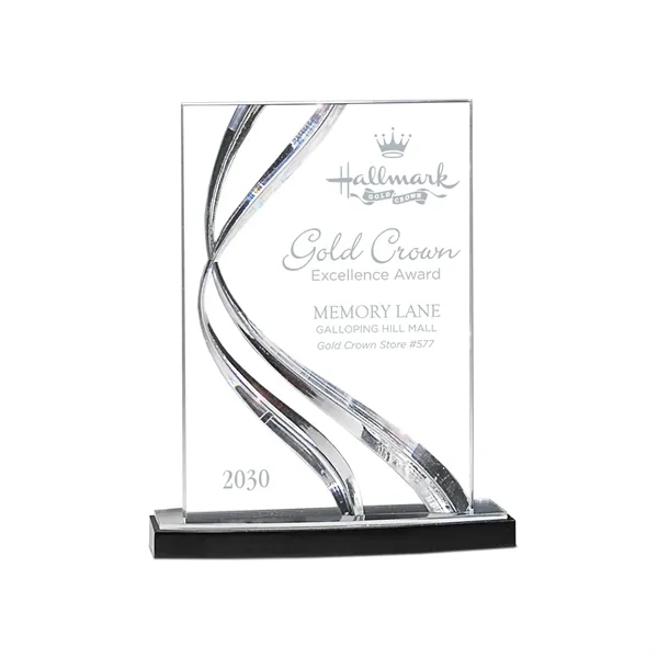 Sweeping Ribbon Award - Clear