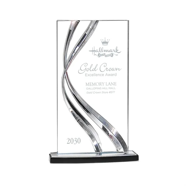 Sweeping Ribbon Award - Clear