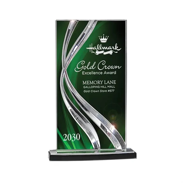 Sweeping Ribbon Award - Clear