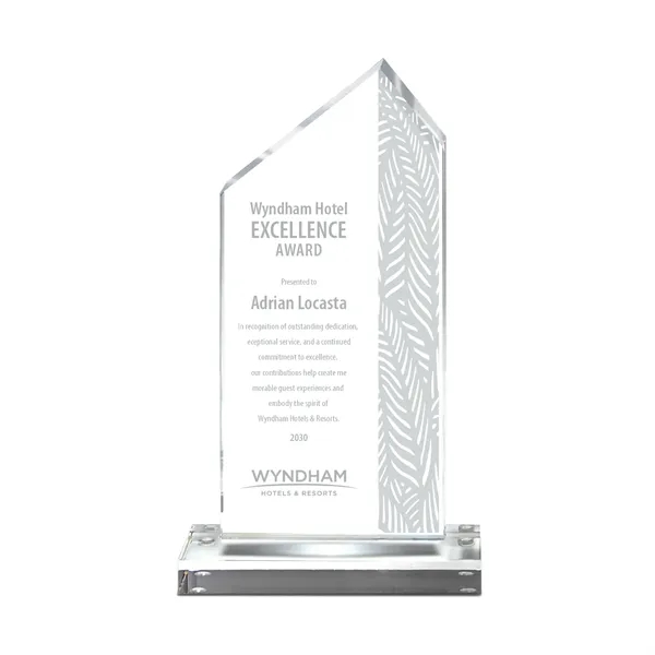 Aquus Lucite Peak Award - Medium