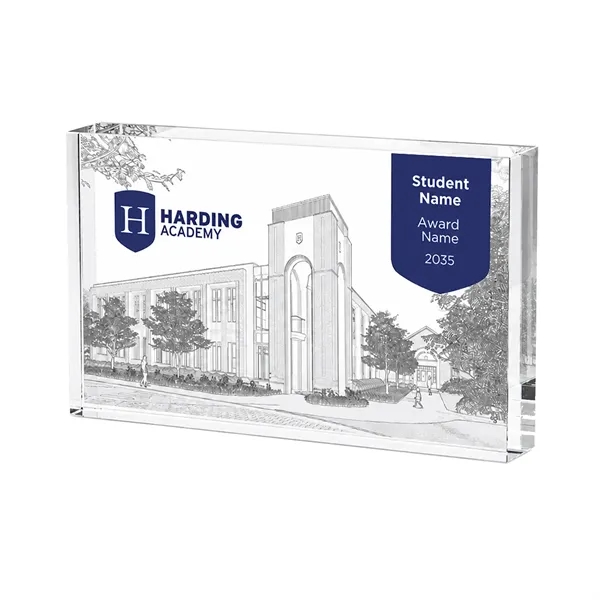 Freestanding Acrylic Block Award