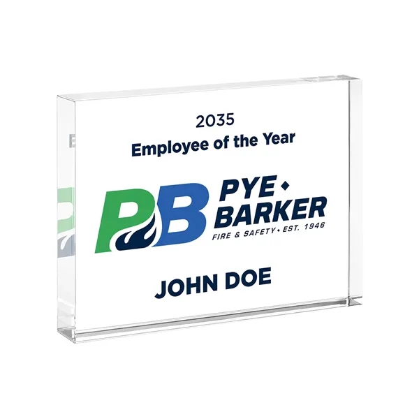 Freestanding Acrylic Block Award