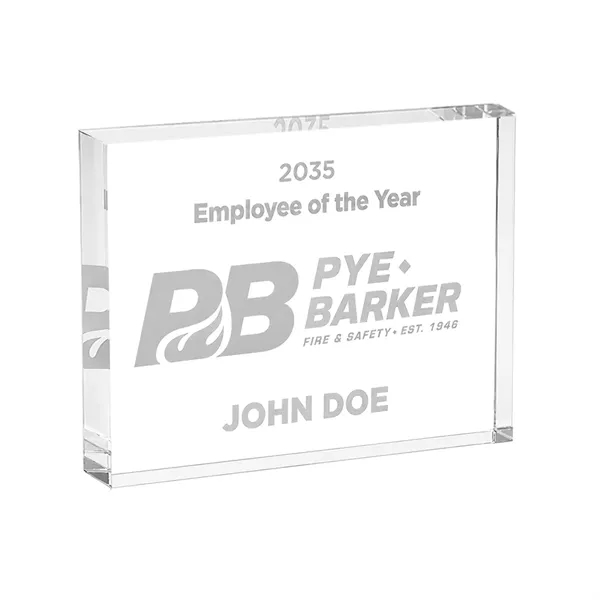 Freestanding Acrylic Block Award