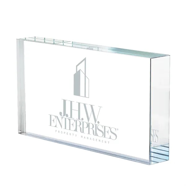 Freestanding Lucite Block