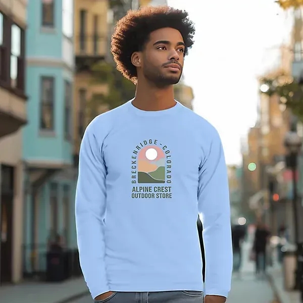 Men's Performance Long Sleeve Shirt - Full Color
