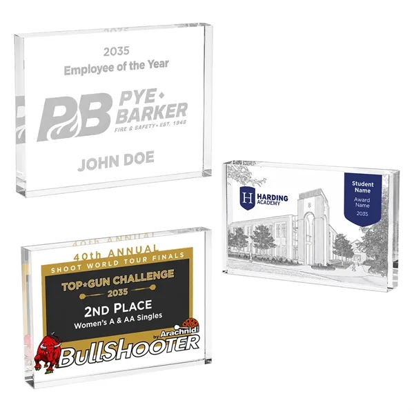 Freestanding Acrylic Block Award