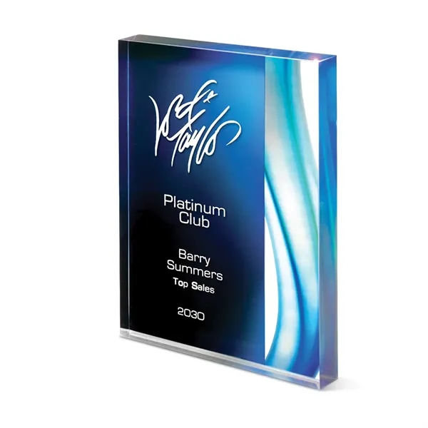 Aquus Acrylic Tablet Award - Large