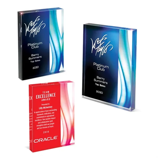 Aquus Acrylic Tablet Award - Large