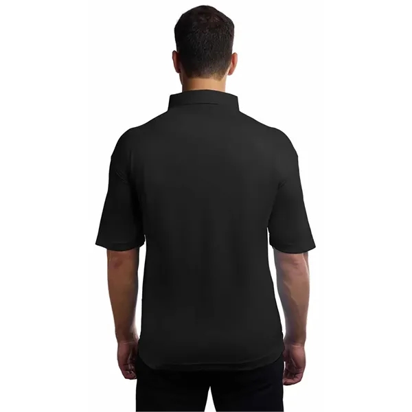 Mens Bonded Collar Dress Polo