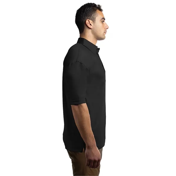 Mens Bonded Collar Dress Polo