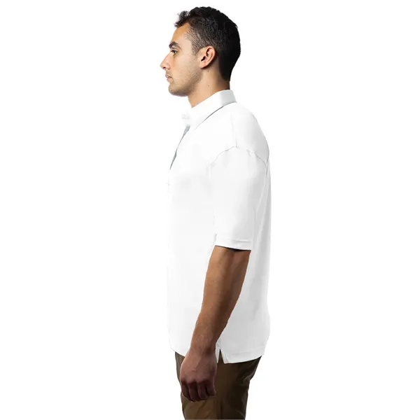Mens Bonded Collar Dress Polo