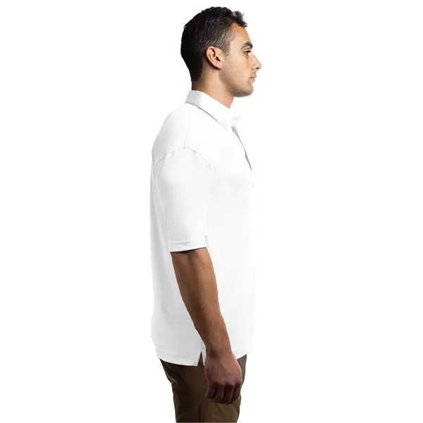 Mens Bonded Collar Dress Polo