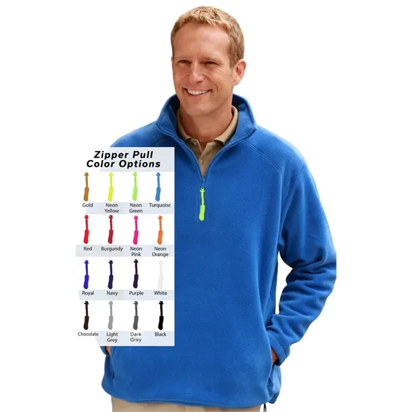 Custom Zipper Pull Polar Flleece Pullover