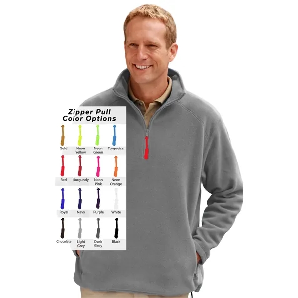 Custom Zipper Pull Polar Flleece Pullover