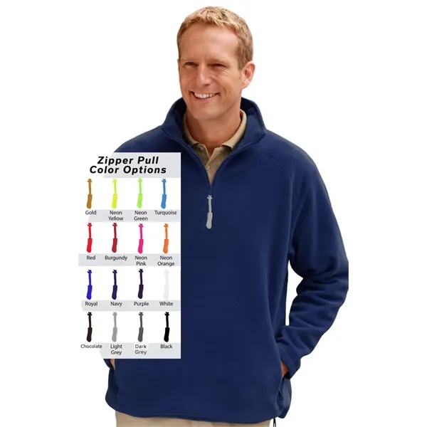 Custom Zipper Pull Polar Flleece Pullover