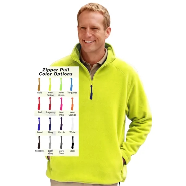Custom Zipper Pull Polar Flleece Pullover