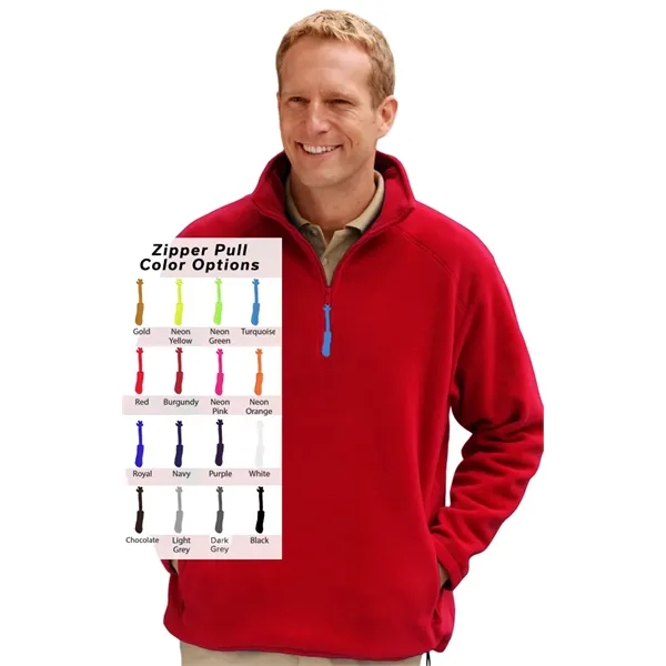 Custom Zipper Pull Polar Flleece Pullover