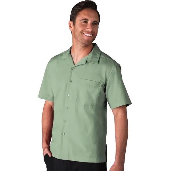 Men's Solid Poplin Camp Shirt
