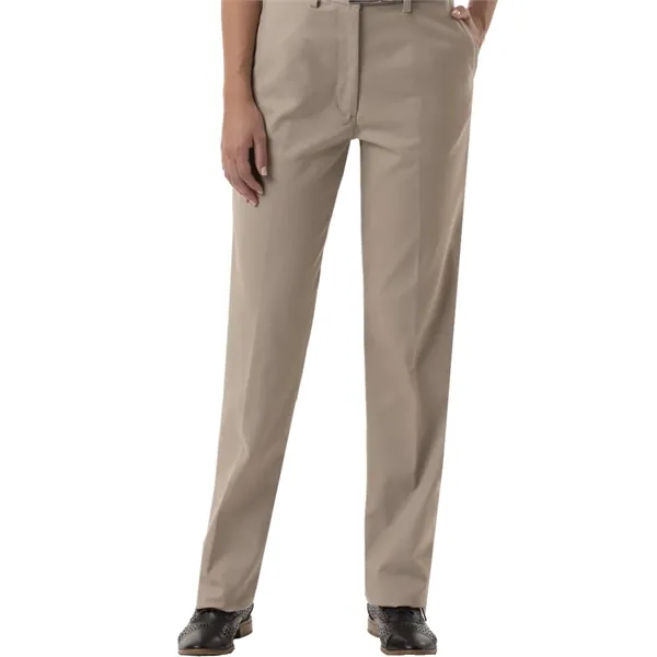 Custom Ladies' Scotchgard Twill Flat Front Pant