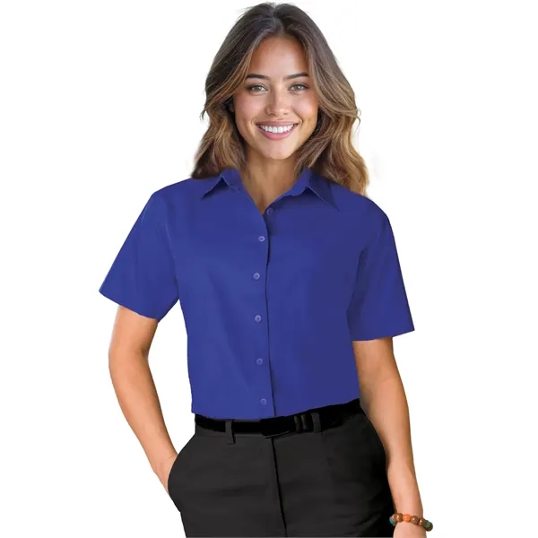 Ladies' Short-Sleeve Value Poplin Shirt