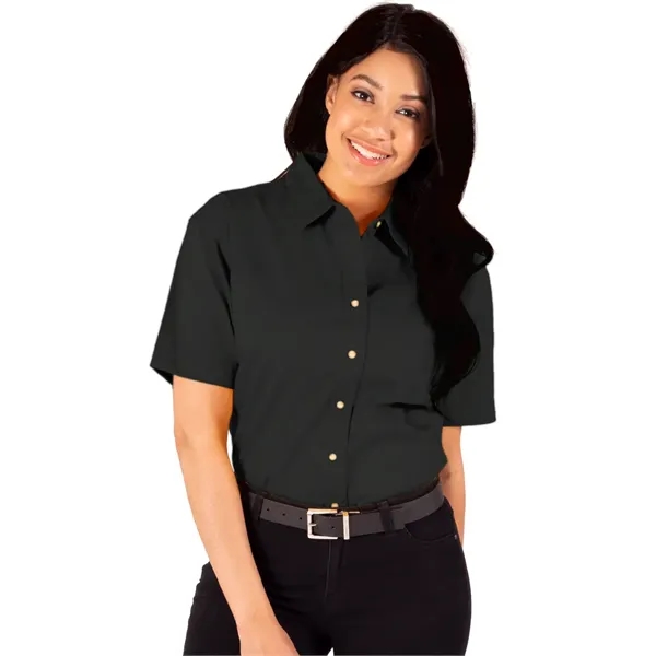 Ladies' Scotchgard Twill Short-Sleeve Shirt