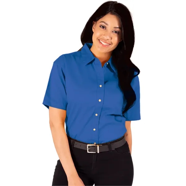Ladies' Scotchgard Twill Short-Sleeve Shirt